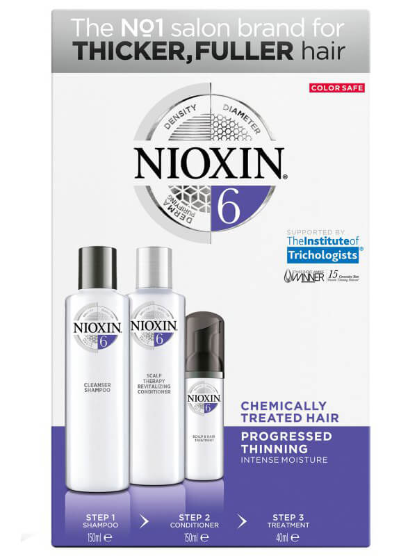 Nioxin System 6 Trial Kit (150 + 150 + 40 ml)