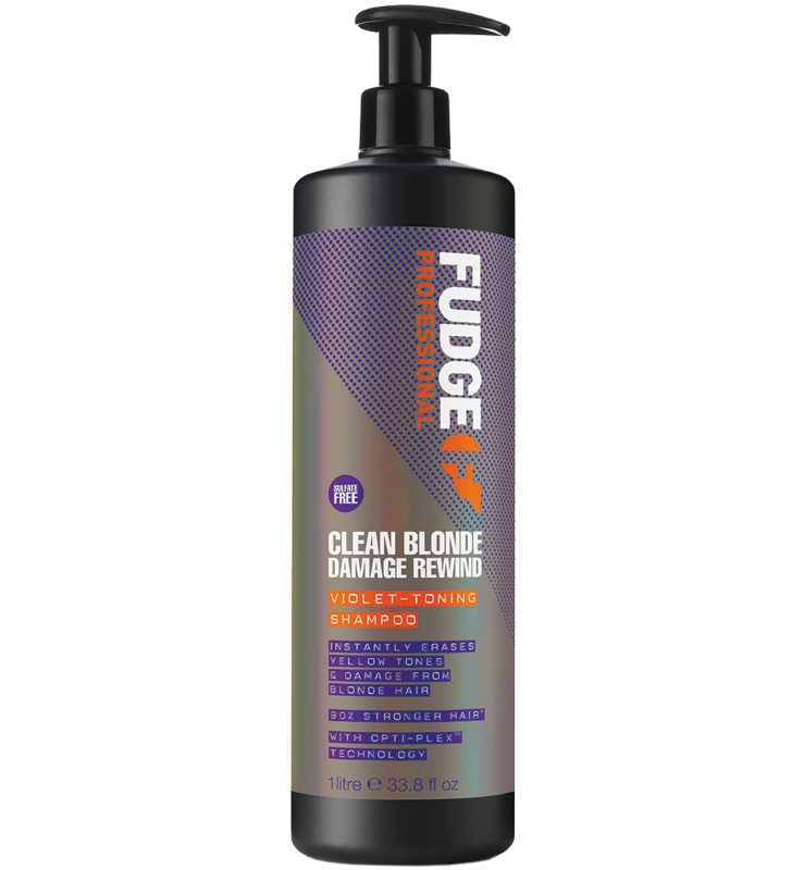 Fudge Clean Blonde Damage Rewind Shampoo (1000ml)