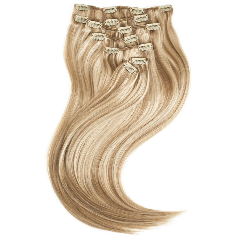 Rapunzel of Sweden Clip-on set Original 7 pieces M7.3/10.8 Cendre Ash Blonde Mix 50cm