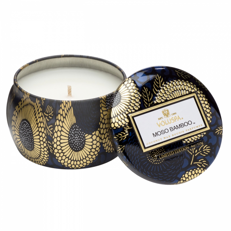 Voluspa Mini Tin Candle Moso Bamboo 25h