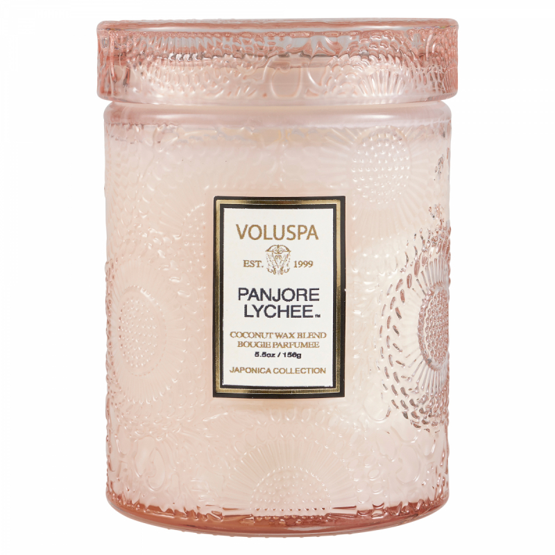 Voluspa Small Glass Jar Panjore Lychee 50h