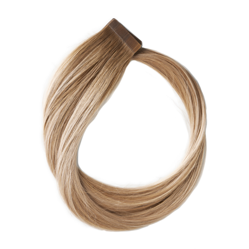 Rapunzel of Sweden Basic Tape Extensions - Classic 4 ( B5.1/7.3 Brown Ash Blonde Balayage 50 cm)