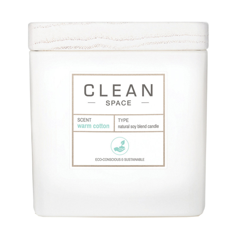 Clean Space Warm Cotton Candle (227ml)