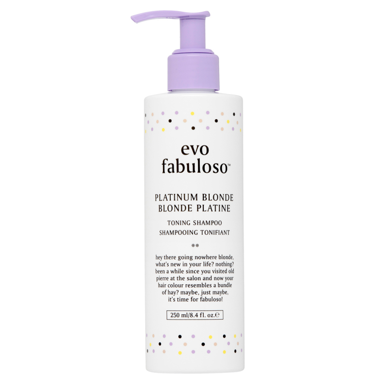 Evo Platinum Blonde Toning Shampoo (250ml)
