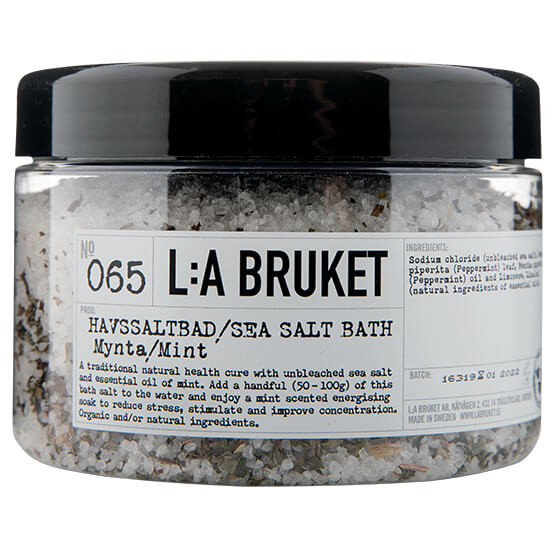 L:A Bruket Saltbad Mynta 450 g