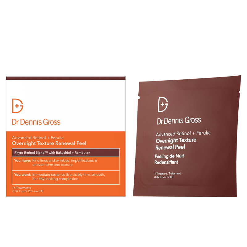 Dr Dennis Gross Advanced Retinol + Ferulic Overnight Texture Renewal Peel (16pcs)