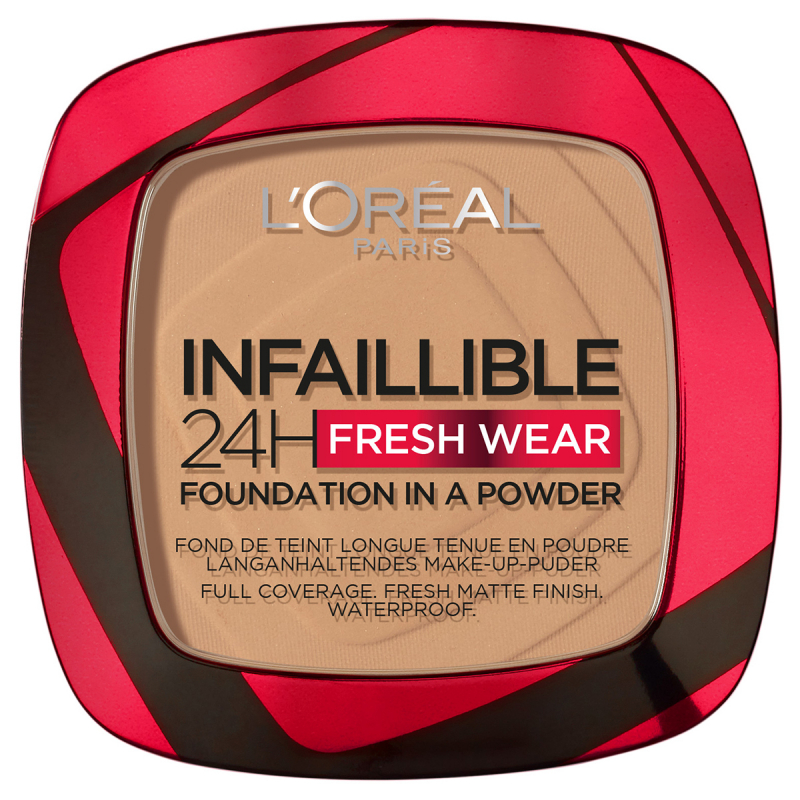 L'Oréal Paris Infaillible 24h Fresh Wear Powder Foundation Amber