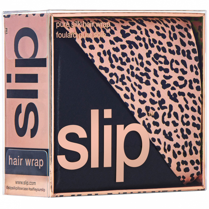Slip Pure Silk Hair Wrap Wild Leopard Slip Pure Silk Hair Wrap Wild Leopard