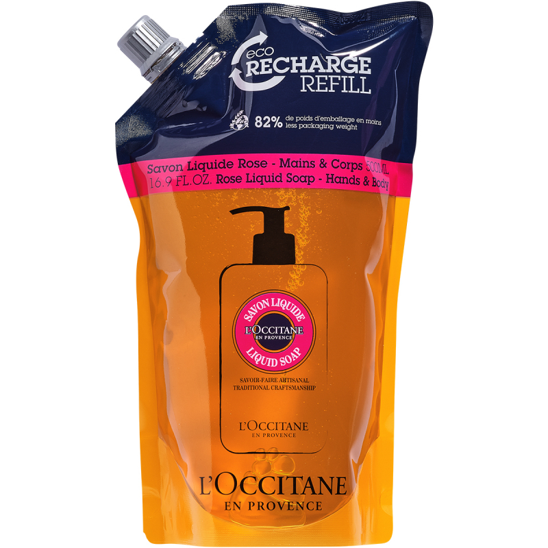 L'Occitane Shea Liquid Soap Rose Refill (500ml)