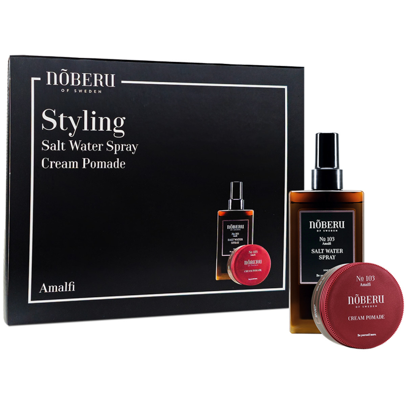 Noberu Styling: Saltwater Spray & Cream Pomade (80 + 200 ml)