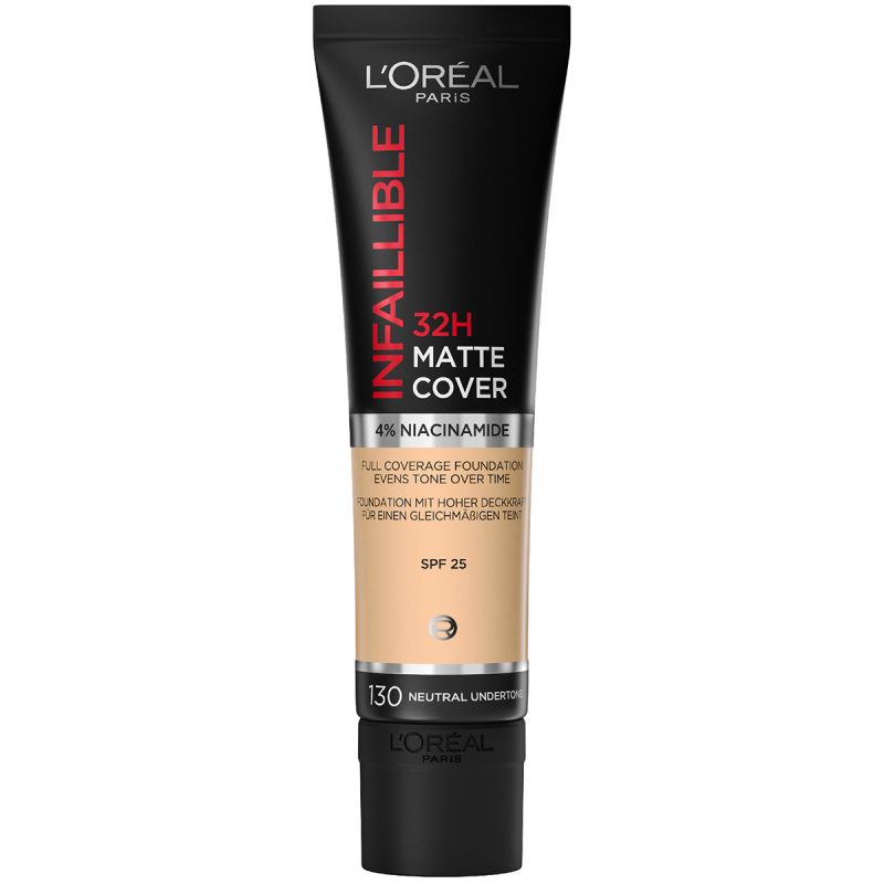 L'Oréal Paris Infaillible 32H Matte Cover Warm Undertone 130 (30 ml)