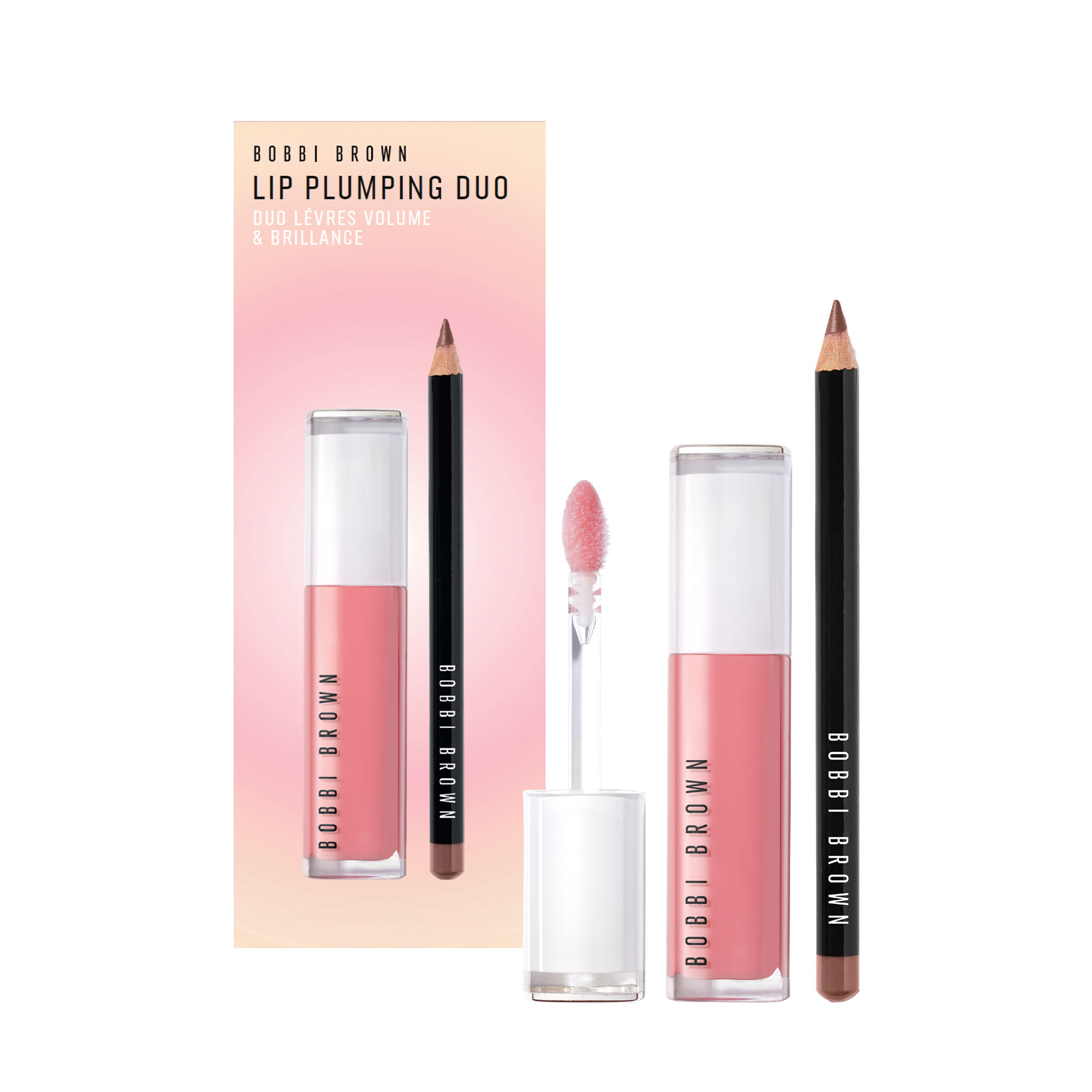 Plump Lips Set Bare Rose & Pale Mauve