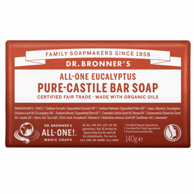 Dr. Bronner's Bar Soap Eukalyptus (140g)