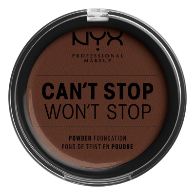 NYX Professional Makeup Cant Stop Wont Stop Powder Foundation 24 Deep Espresso