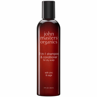 John Masters 2-in-1 Shampoo & Conditioner for Dry Scalp with Zinc & Sage