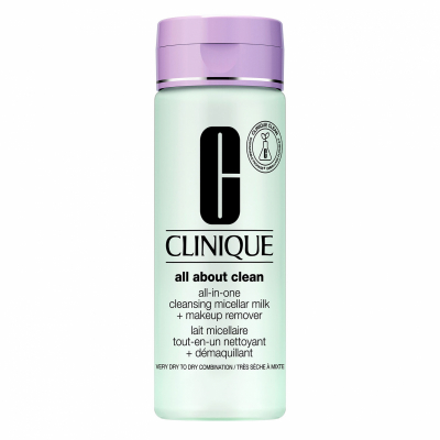 Clinique All-in-One Cleansing Micellar Milk + Makeup Remover Skin Type 1 & 2 (200ml)