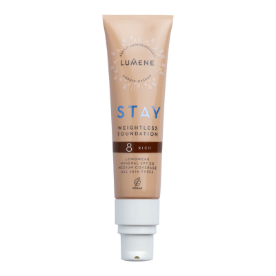 Lumene Stay Weightless Foundation SPF 30 8 Rich