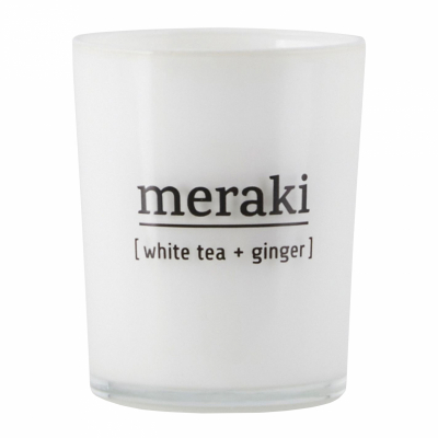 Meraki Scented Candle White Tea and Ginger