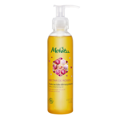 Melvita Organic Rose Milky Cleansing Oil (145ml)