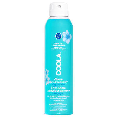 COOLA Classic Body Spray Fragrance-Free SPF 50 (177ml)