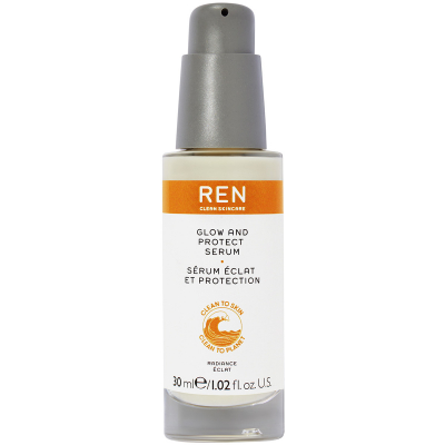 REN Radiance Glow & Protect Serum (30 ml)