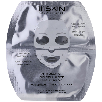 111Skin Anti Blemish Bio Cellulose Facial Mask Box (5 x 25 ml)