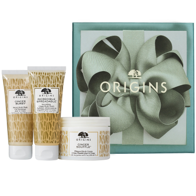 Origins Wrapped To Invigorate Ginger Body Wash, Scrub & Cream (200 + 2 x 100 ml)