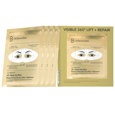 Dr Dennis Gross DermInfusions™ Lift + Repair Eye Mask 4 Pack