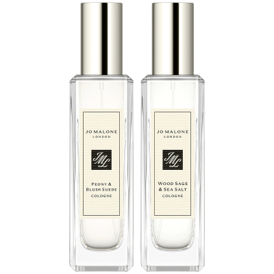 Jo Malone London Peony & Blush Suede + Wood Sage & Sea Salt Cologne Scent Pairing Duo (2 x 30 ml)