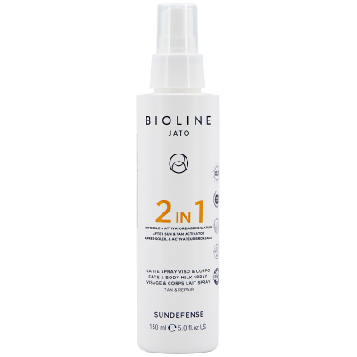 Bioline Jató 2 IN 1 After Sun & Tan Activator Face & Body Milk Spray Tan & Repair (150 ml)
