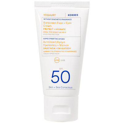 KORRES Yoghurt Face + Eyes Sunscreen SPF 50 (50 ml)