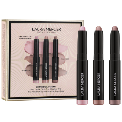 Laura Mercier Holiday Set Crème de la Crème Mini Caviar Stick Eyeshadow Trio (3 x 1 g)