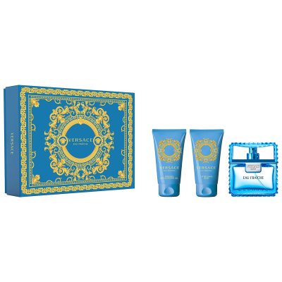 Versace Gift Set Eau Fraiche Pour Homme ( 3x 50 ml)
