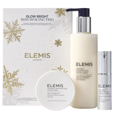 Elemis Glow Bright Resurfacing Trio Dynamic Resurfacing Radiance Routine (200 + 15 ml + 14 pcs)