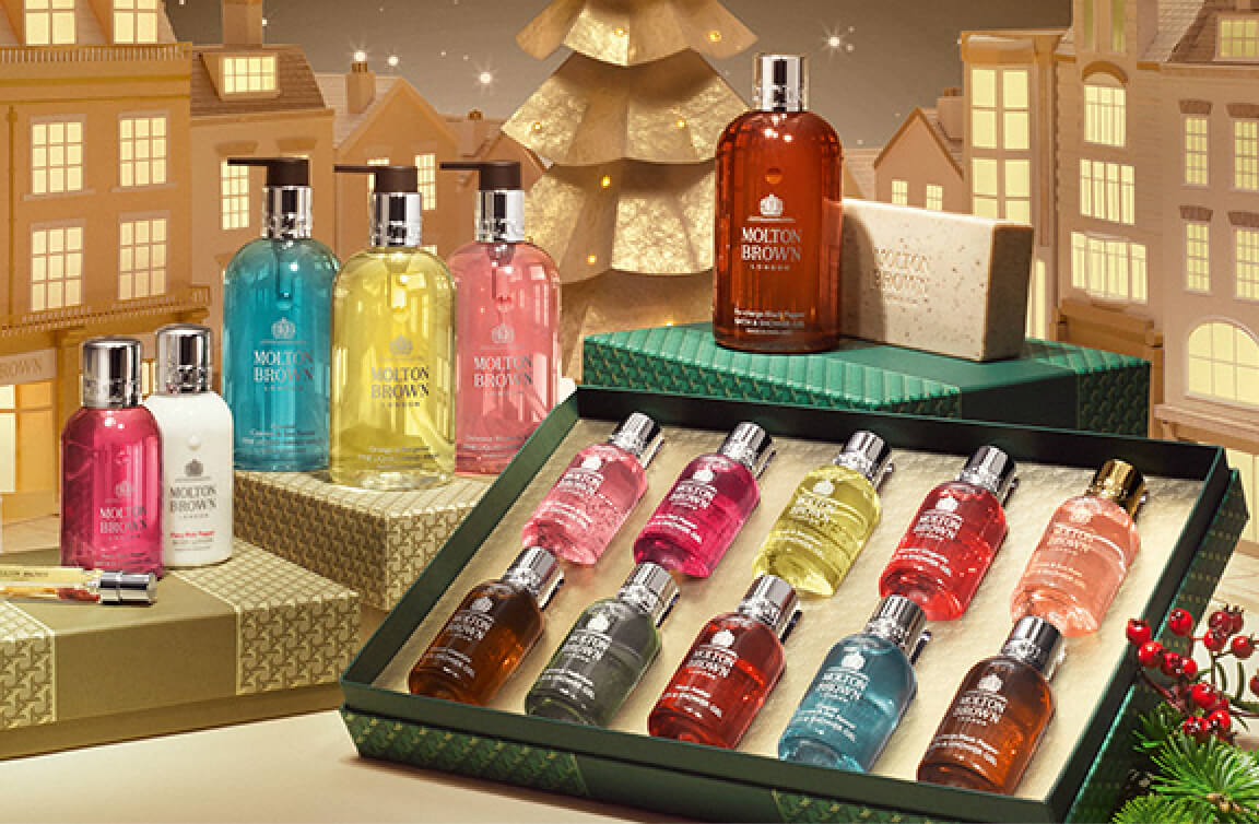 Upptäck Molton Browns julkollektion