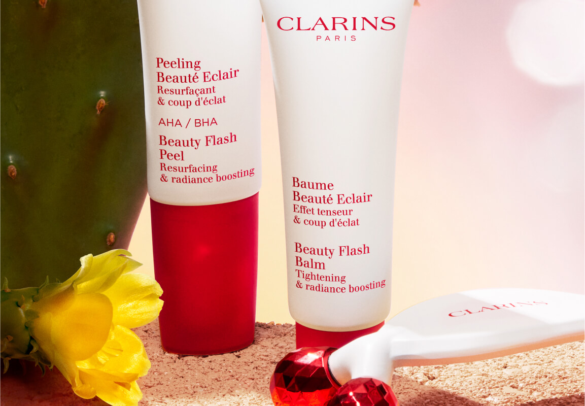 Upptäck Clarins glowiga powerduo