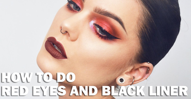 Red Eyes And Black Liner