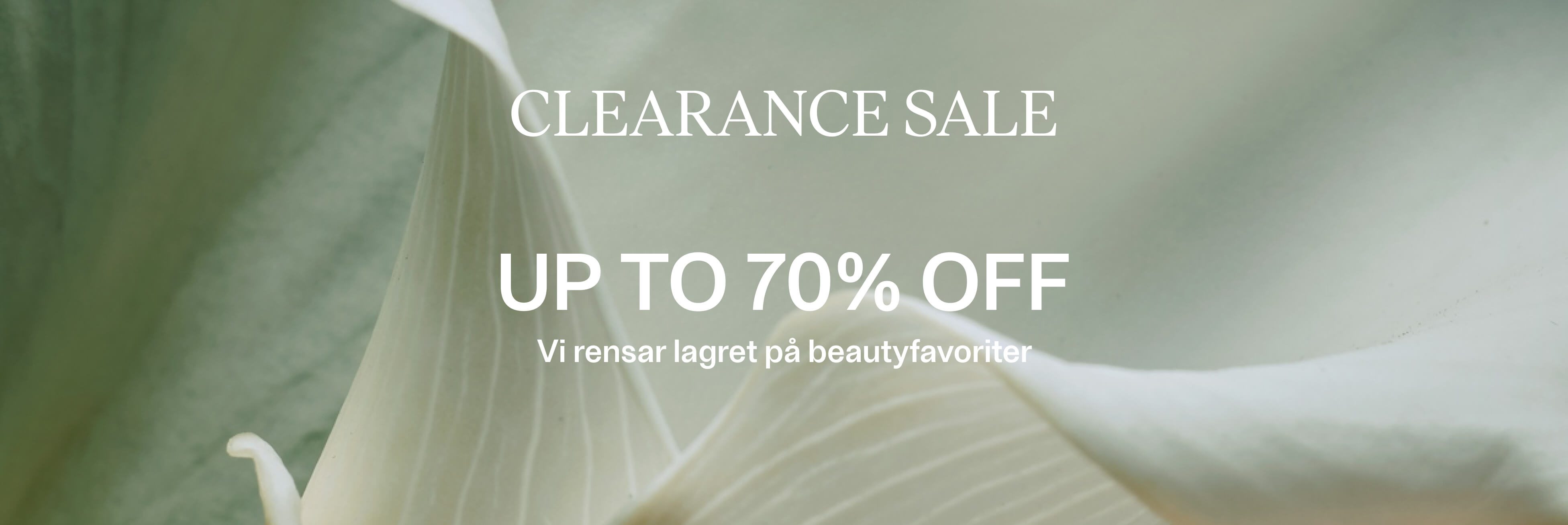 Clearance Sale – upp till 70% rabatt på beautyfavoriter