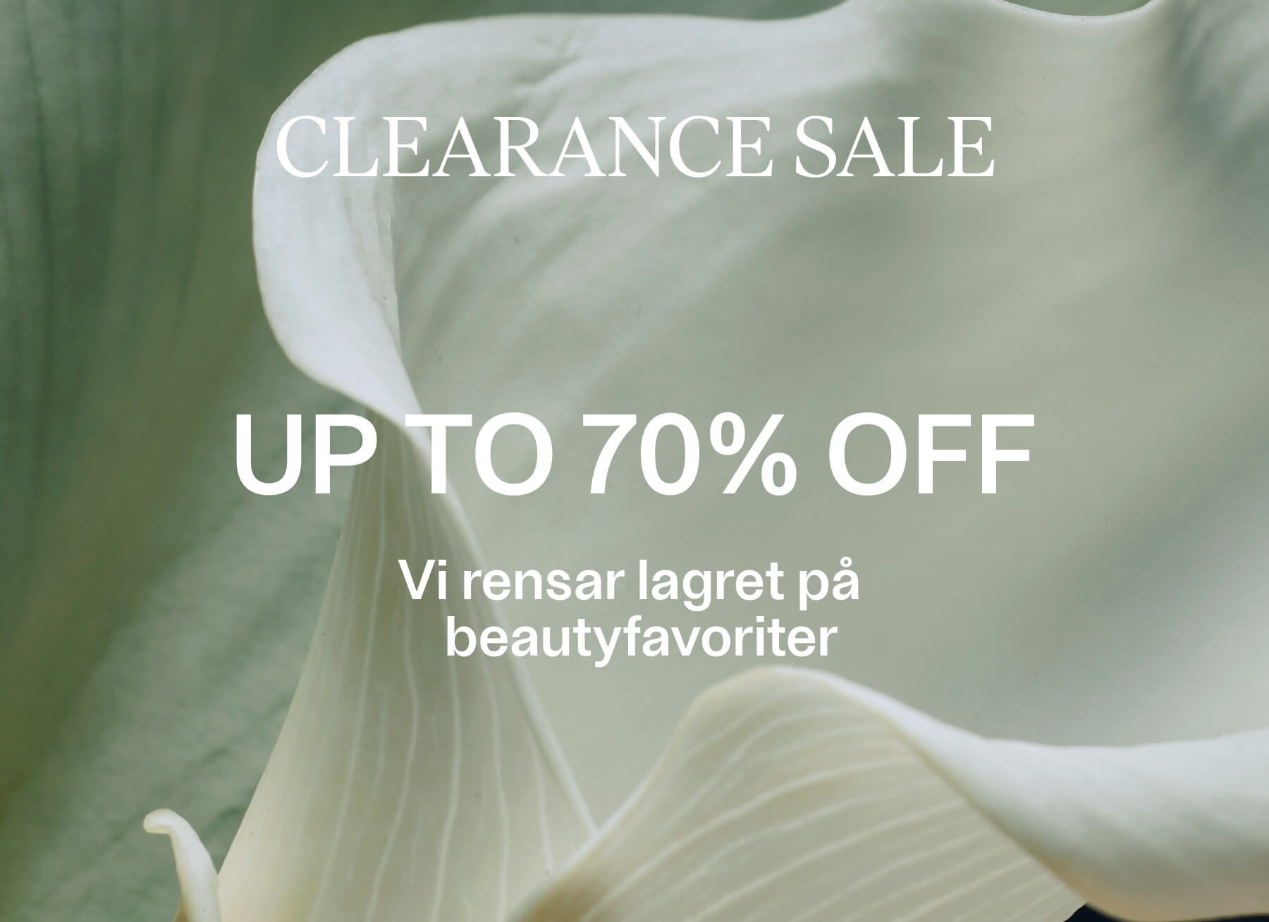 Clearance Sale – upp till 70% rabatt på beautyfavoriter