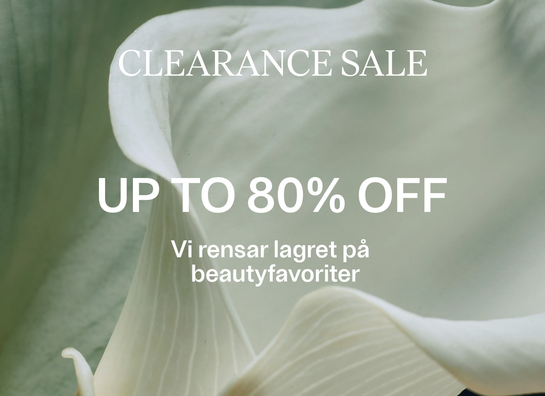 Clearance Sale – upp till 70% rabatt på beautyfavoriter