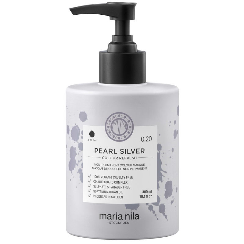 Maria Nila Colour Refresh Pearl Silver (300ml) i gruppen Hårvård / Hårfärg / Färginpackning hos Bangerhead (B007802)