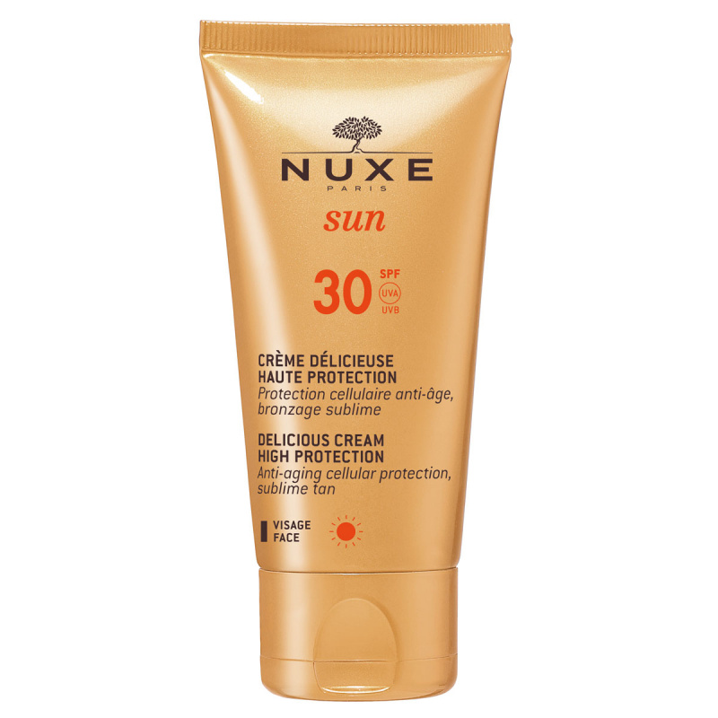 NUXE Sun Delicious Cream Face SPF30 (50ml) i gruppen Hudvård / Sol & tan för ansikte / Solskydd för ansikte hos Bangerhead (B018076)