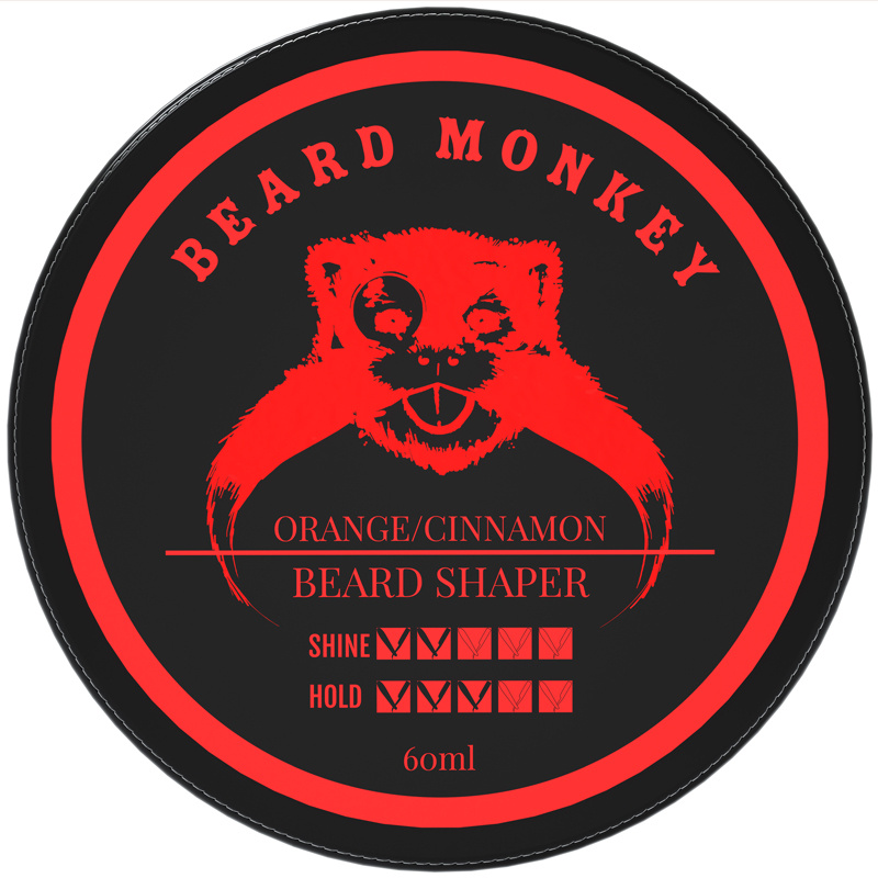 Beard Monkey Beard Shaper Orange/Cinnamon (60ml) i gruppen Man / Skäggprodukter / Skäggvax hos Bangerhead (B019611)
