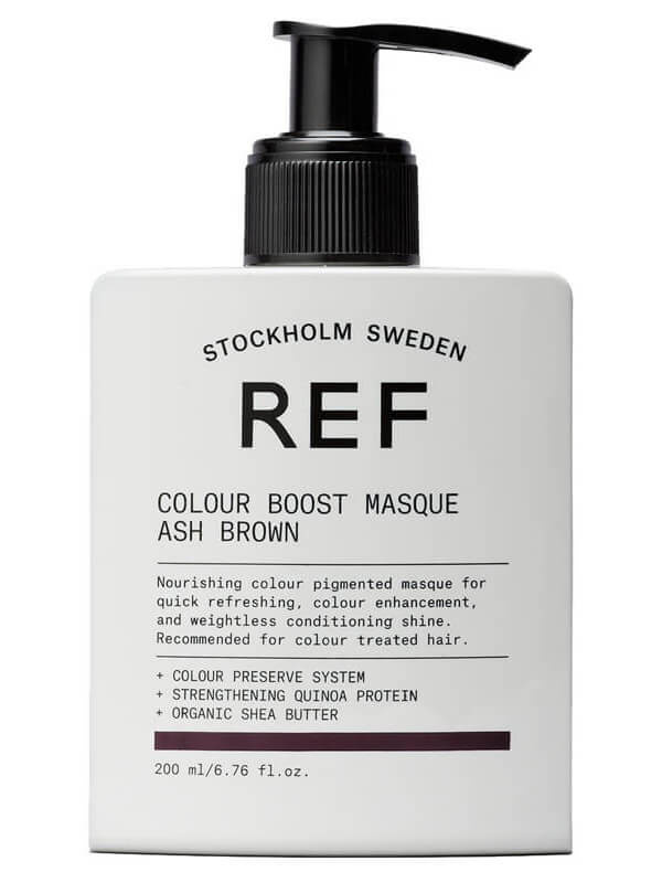 REF Colour Boost Masque Ash Brown (200ml) i gruppen Hårvård / Hårfärg / Färginpackning hos Bangerhead (B023615)