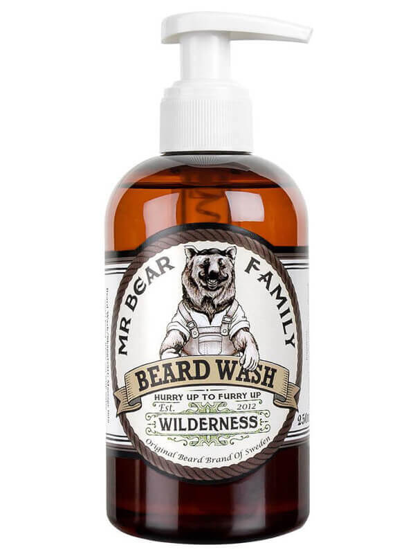Mr Bear Family Beard Wash Wilderness i gruppen Man / Skäggprodukter / Skäggvård hos Bangerhead (B023873)