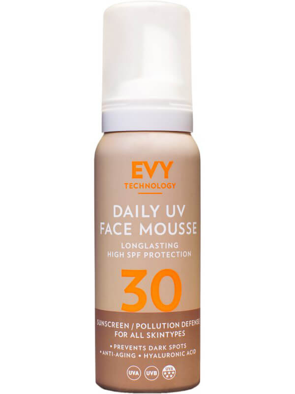 EVY Daily UV Face Mousse SPF30 (75ml) i gruppen Hudvård / Sol & tan för ansikte / Solskydd för ansikte hos Bangerhead (B024988)