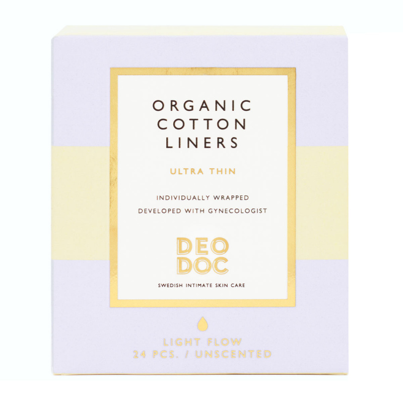 DeoDoc Organic Cotton Liners (24pcs) i gruppen Kroppsvård / Intimprodukter hos Bangerhead (B068153)
