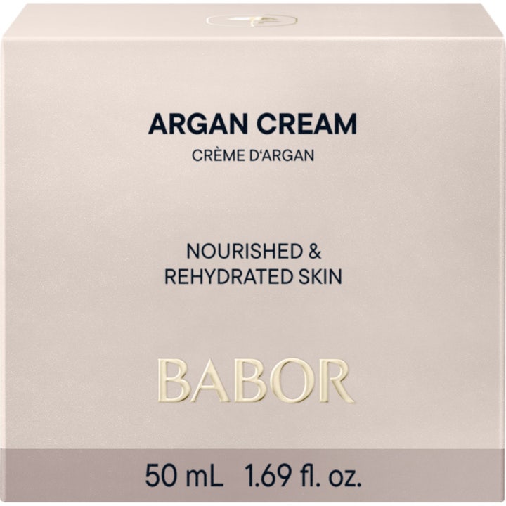 Babor Argan Cream 50 ml lyxig och naturlig återfuktande ansiktskräm i vit kartongförpackning