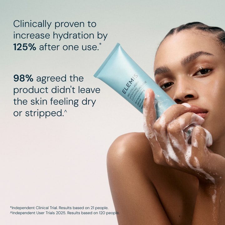 Elemis Pro-Collagen Hydrating Cleansing Mousse 125 ml rengöring som skapar ett mjukt skum på huden