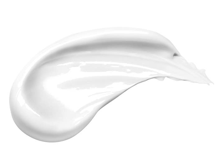 Molton Brown Delicious Rhubarb & Rose Hand Cream 40 ml fuktgivande handkräm med en fyllig vit krämig textur